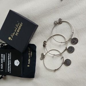 Alex and Ani Bracelet Set